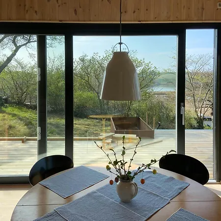 Modern Summer House Overlooking The Water Nyaraló Fåborg