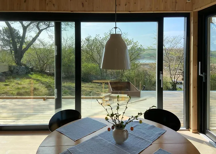 Modern Summer House Overlooking The Water Semesterbostad Fåborg